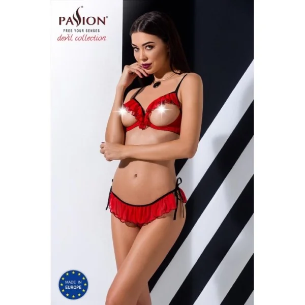 Rotes Ouvert Set Cherry von Passion Devil Collection kaufen | Fesselliebe