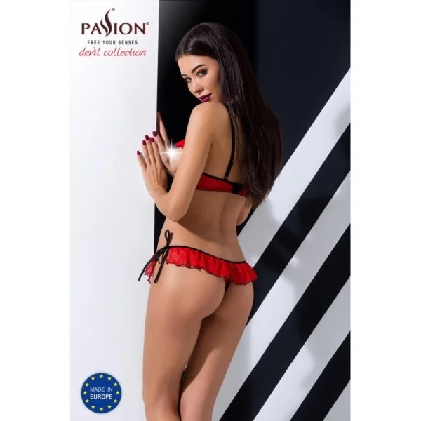 Rotes Ouvert Set Cherry von Passion Devil Collection kaufen | Fesselliebe