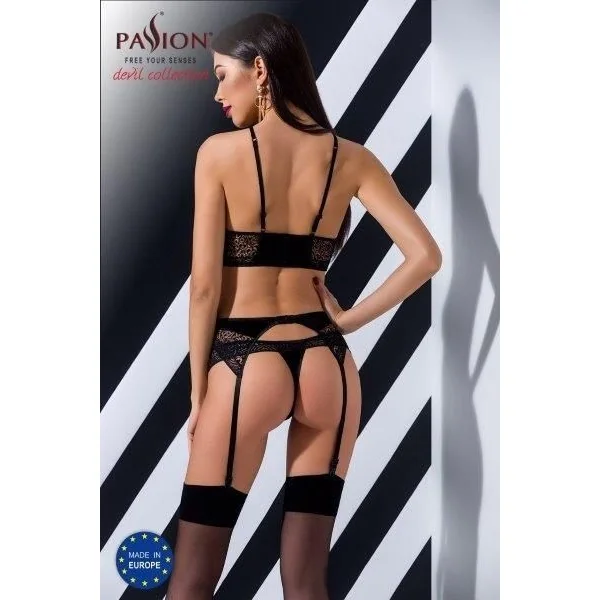 Schwarzes Scarlet Set von Passion Devil Collection kaufen | Fesselliebe