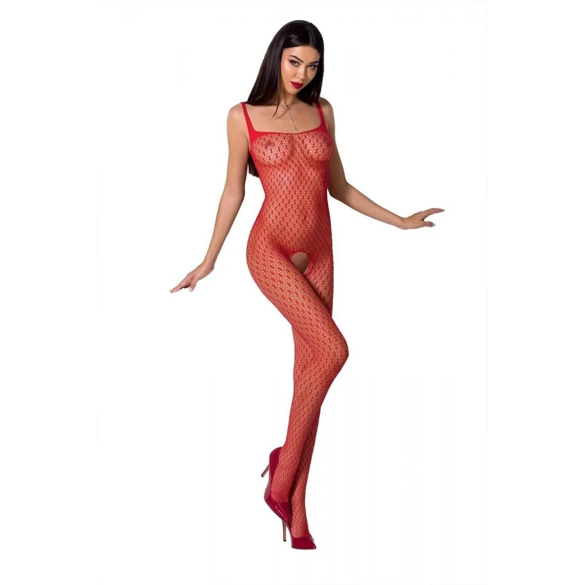 Roter Ouvert Bodystocking Bs071 von Passion kaufen | Fesselliebe