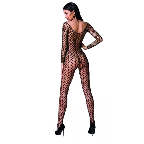 Schwarzer Ouvert Bodystocking Bs068 von Passion kaufen | Fesselliebe