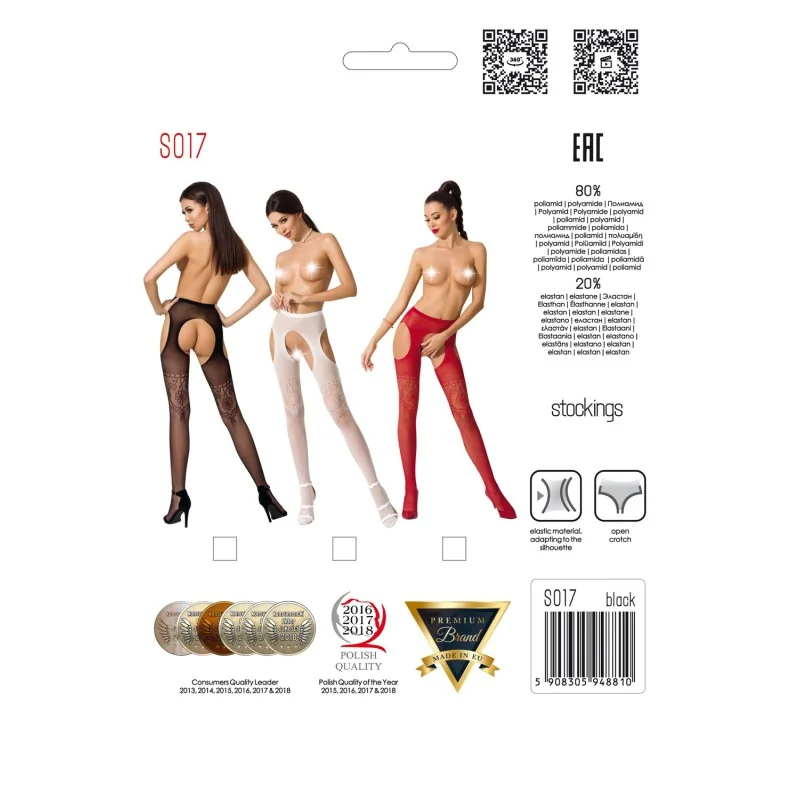 Ouvert Strumpfhose S017 Rot von Passion Erotic Line kaufen | Fesselliebe 2