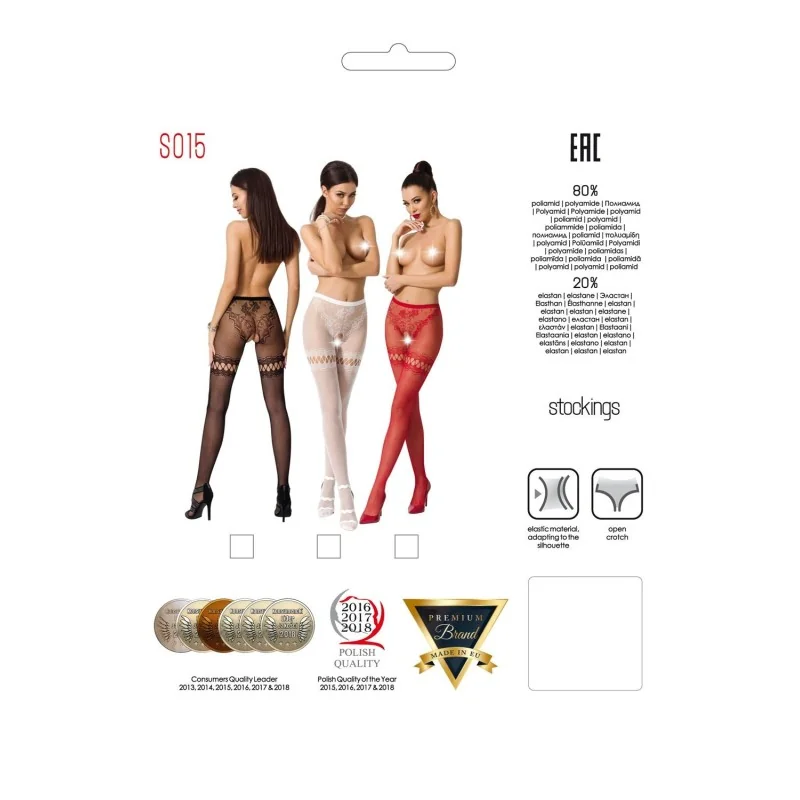 Ouvert Strumpfhose S015 Rot von Passion Erotic Line kaufen | Fesselliebe 2