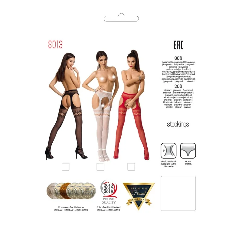 Ouvert Strumpfhose S013 Rot von Passion Erotic Line kaufen | Fesselliebe 2