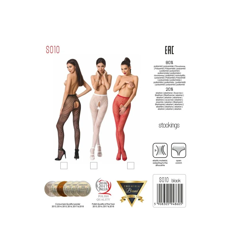 Ouvert Strumpfhose S010 Rot von Passion Erotic Line kaufen | Fesselliebe 2