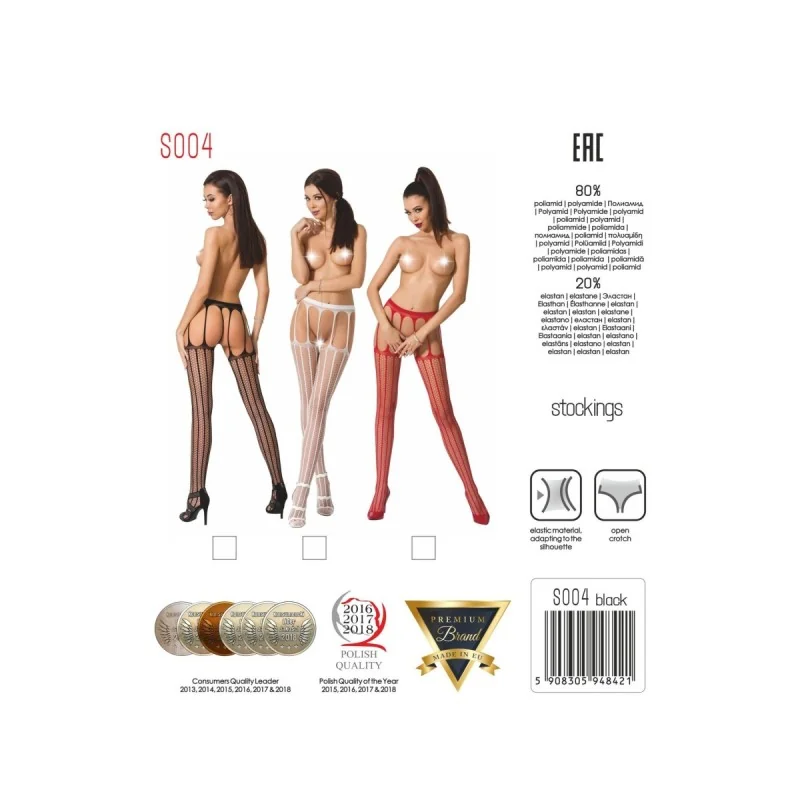 Ouvert Strumpfhose S004 Rot von Passion Erotic Line kaufen | Fesselliebe 2