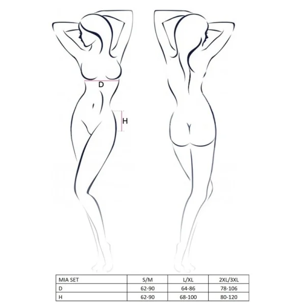 Ecru Set Mia von Passion kaufen | Fesselliebe