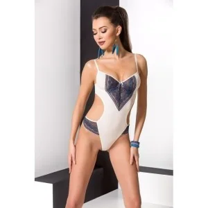 Ecru/Blauer Body Ivone von Passion kaufen | Fesselliebe