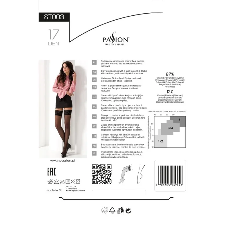 Halterlose Strümpfe St003 Weiß von Passion kaufen | Fesselliebe 2