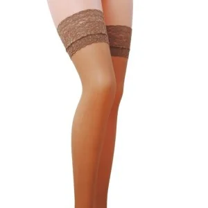 Halterlose Strümpfe St003 Beige von Passion kaufen | Fesselliebe
