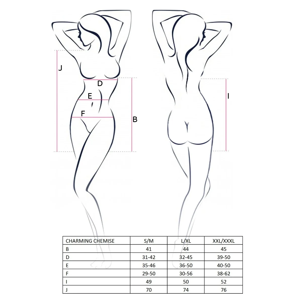 Schwarzer Justina Body von Passion Erotic Line kaufen | Fesselliebe