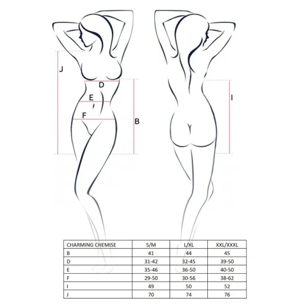 Schwarzer Justina Body von Passion Erotic Line kaufen | Fesselliebe