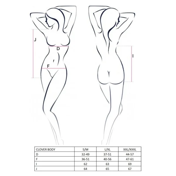 Schwarzer Daryl Body von Passion Erotic Line kaufen | Fesselliebe