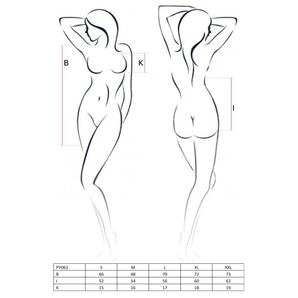 Schwarzes Nachthemd Py063 kaufen | Fesselliebe