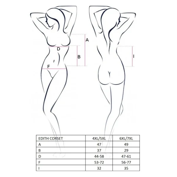 Schwarzes Straphemd Edith von Passion Plus Size kaufen | Fesselliebe