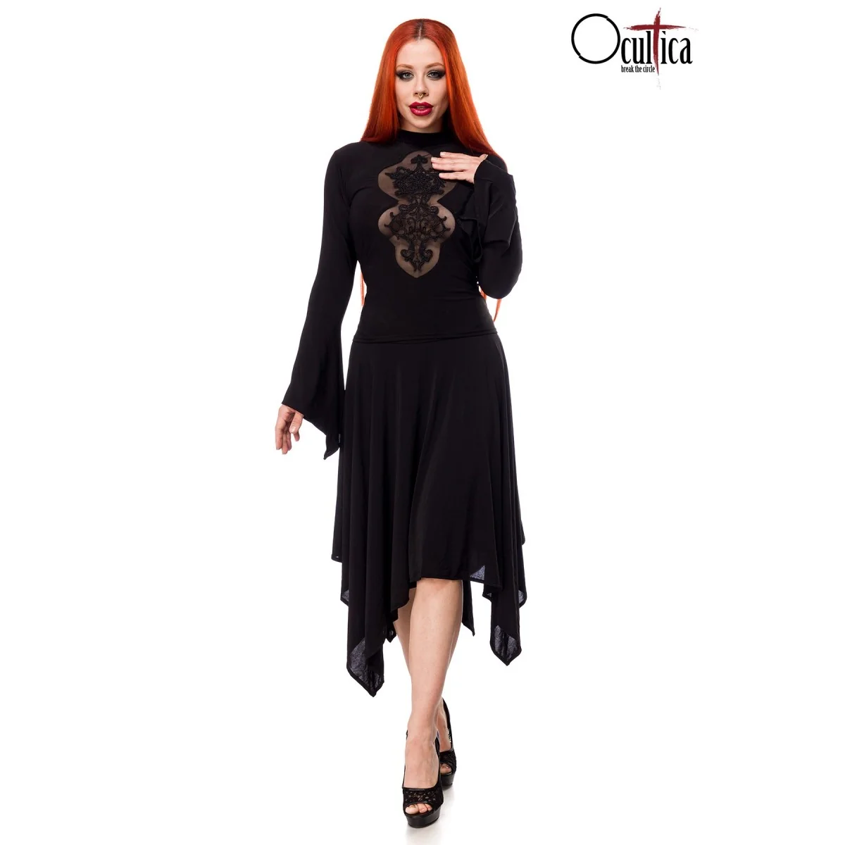 Kleid mit Spitzeneinsatz 90520 von Ocultica kaufen | Fesselliebe