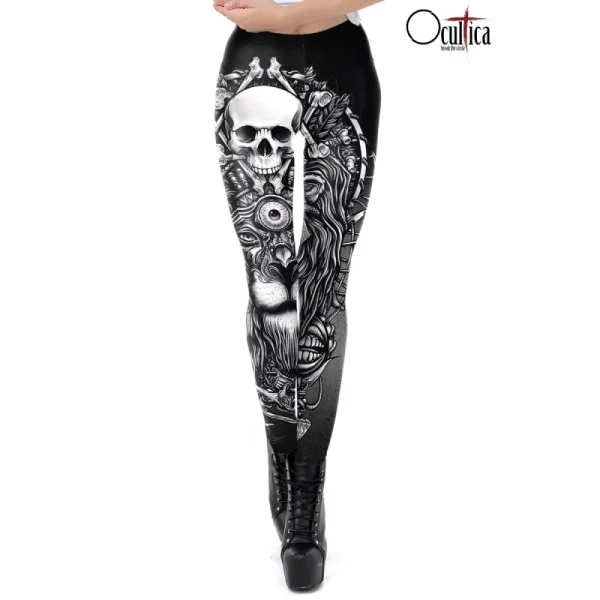 Skull Leggings 90511 von Ocultica kaufen | Fesselliebe