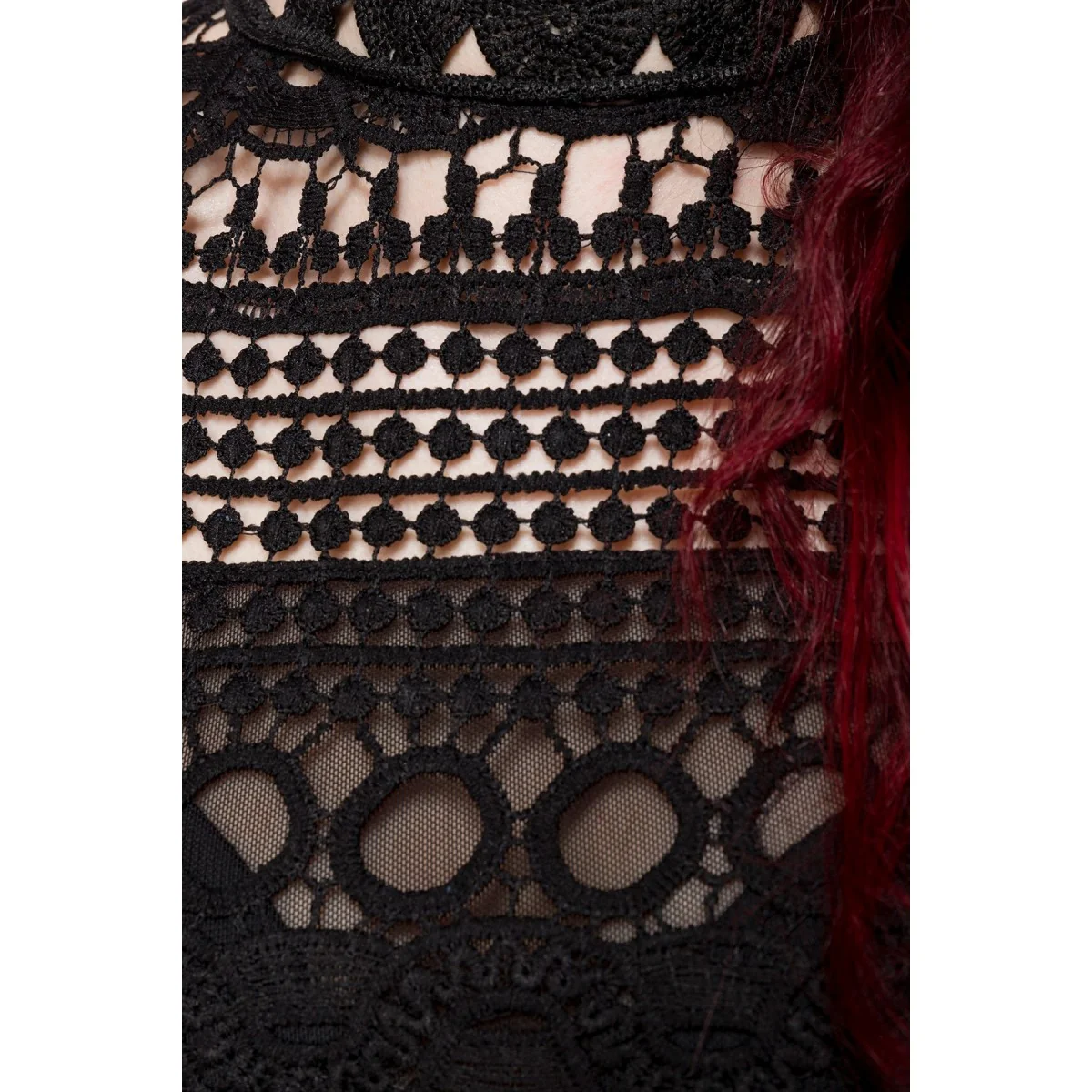 Schwarzer Langarm-Body 90021 von Ocultica kaufen | Fesselliebe