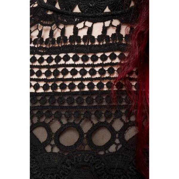 Schwarzer Langarm-Body 90021 von Ocultica kaufen | Fesselliebe