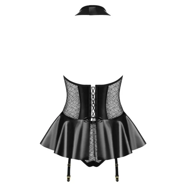 Corsage Schwarz 859-Cor-1 von Obsessive kaufen | Fesselliebe