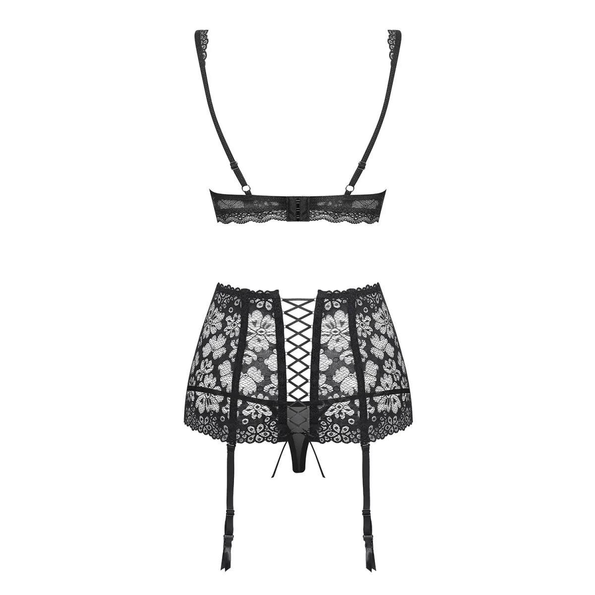 3-Teilges Set Schwarz 856-Seg-1 von Obsessive kaufen | Fesselliebe