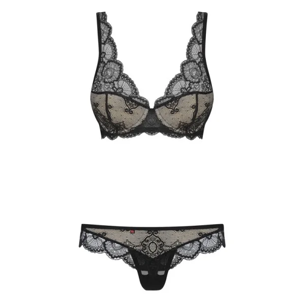 2-Teilges Set Schwarz 853-Set-1 von Obsessive kaufen | Fesselliebe