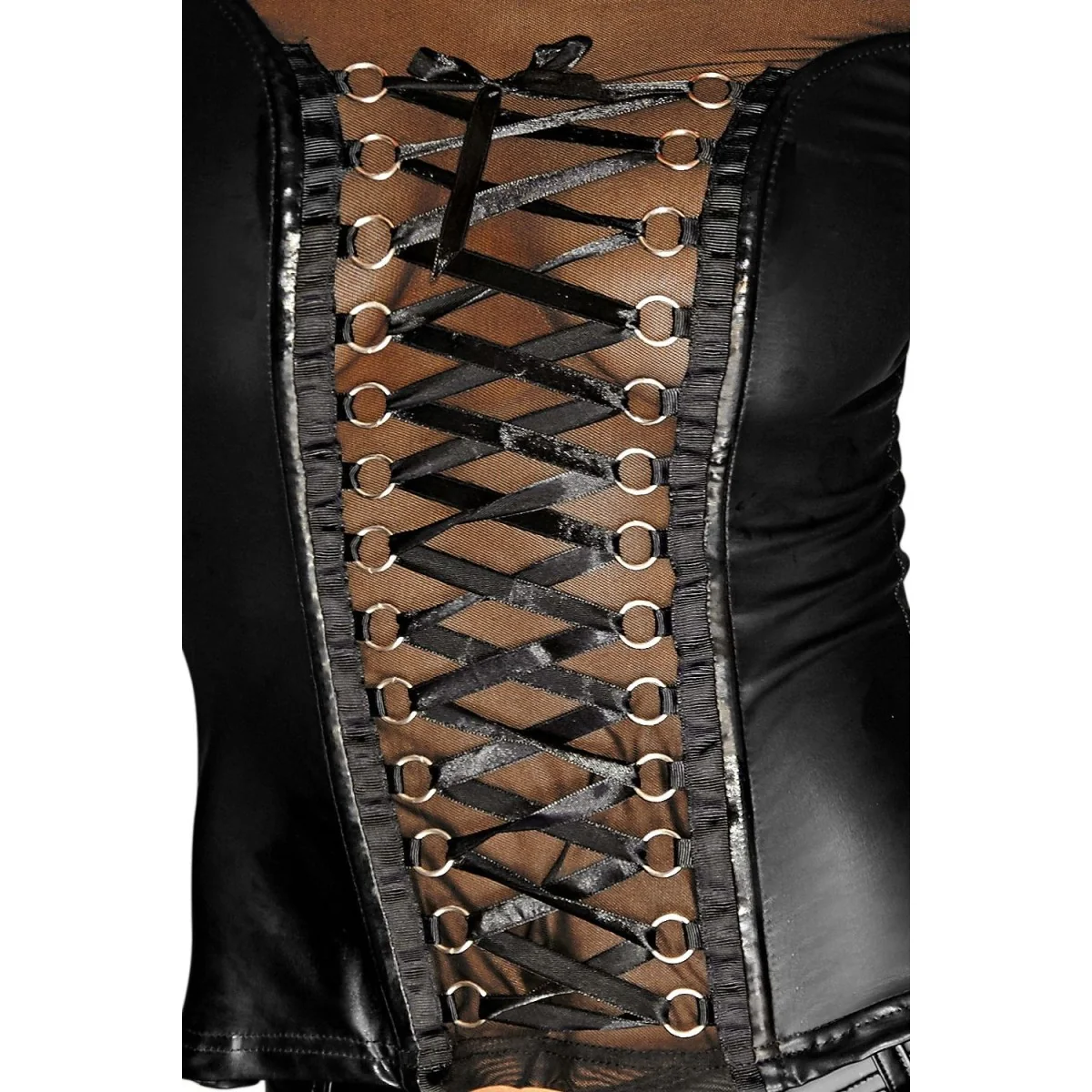 Schwarzes Shirt F130 von Noir Handmade Diva Collection kaufen | Fesselliebe