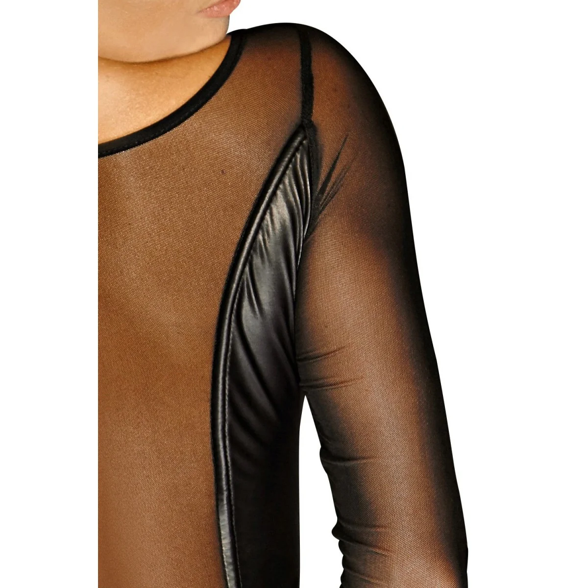 Schwarzes Shirt F130 von Noir Handmade Diva Collection kaufen | Fesselliebe