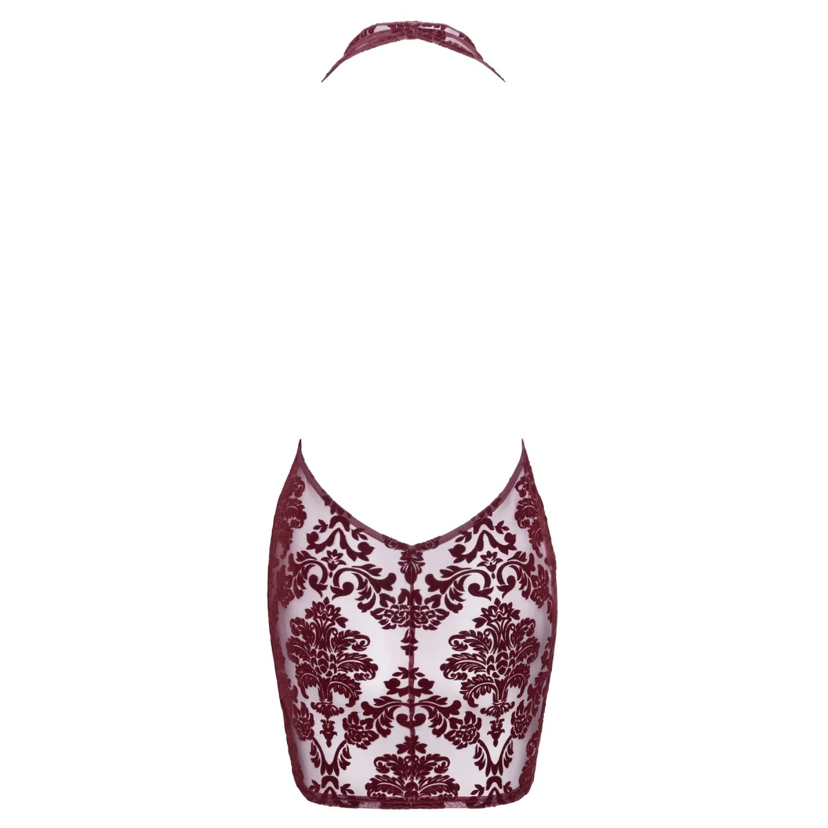 F385 MINIKLEID KINK ROYAL MIT WASSERFALLAUSSCHNITT VON NOIR HANDMADE