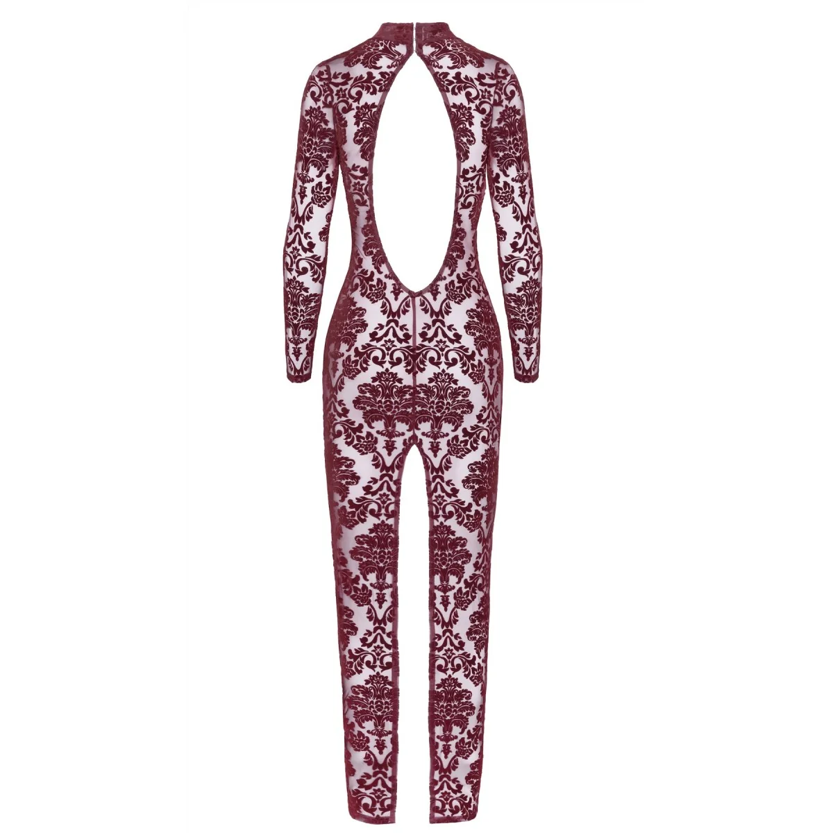 F383 LANGES FLOCKKLEID KINK ROYAL VON NOIR HANDMADE