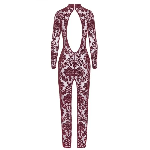 F383 LANGES FLOCKKLEID KINK ROYAL VON NOIR HANDMADE