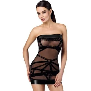 F359 OFF-SHOULDER MINIKLEID BONDESQUE VON NOIR HANDMADE