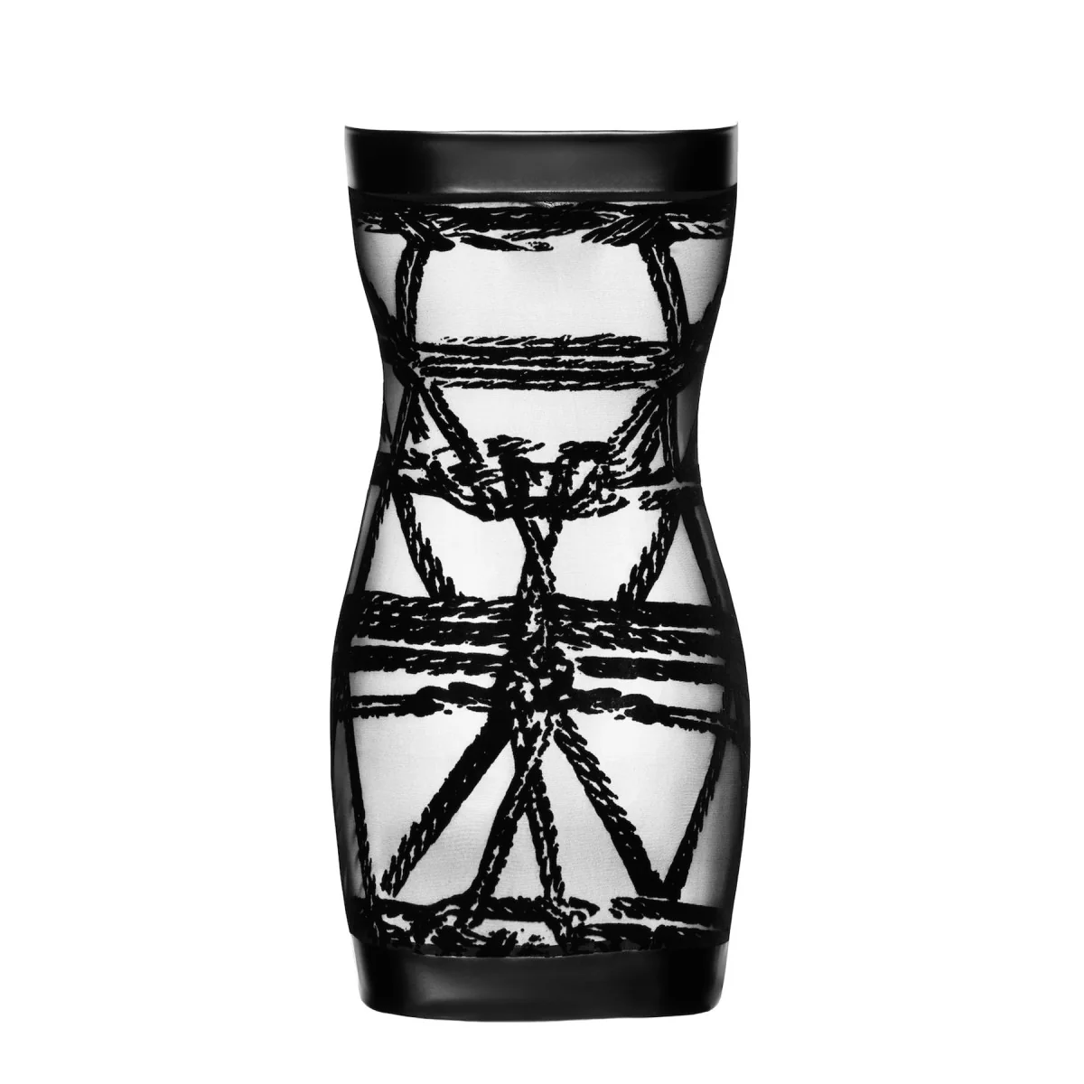 F359 OFF-SHOULDER MINIKLEID BONDESQUE VON NOIR HANDMADE