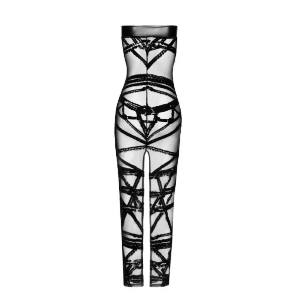 F358 LANGES OFF-SHOULDER KLEID BONDESQUE VON NOIR HANDMADE