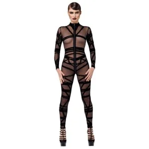 F357 BONDESQUE CATSUIT VON NOIR HANDMADE