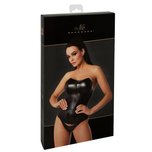 F334 Wetlook Corsagen-Top von Noir Handmade kaufen | Fesselliebe