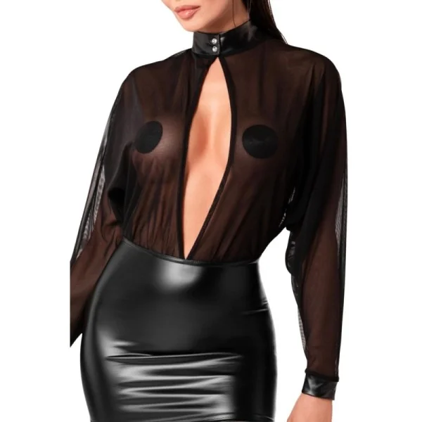 Tüll-Minikleid mit Wetlook F348 von Noir Handmade kaufen | Fesselliebe