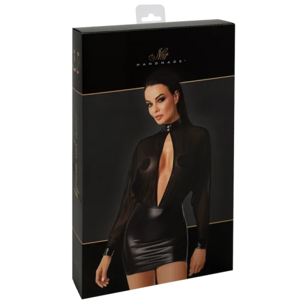 Tüll-Minikleid mit Wetlook F348 von Noir Handmade kaufen | Fesselliebe