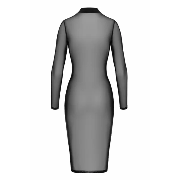 Halblanges Kleid aus feinem Netz F347 von Noir Handmade kaufen | Fesselliebe