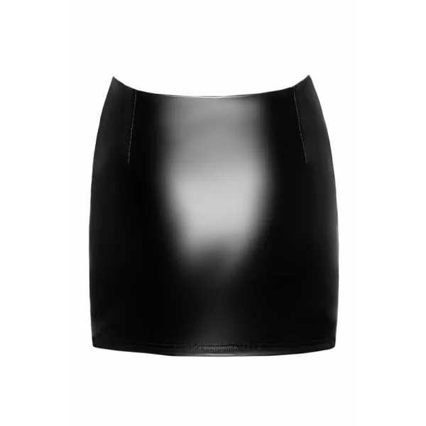 Wetlook Minirock mit Strumpfband F345 von Noir Handmade kaufen | Fesselliebe