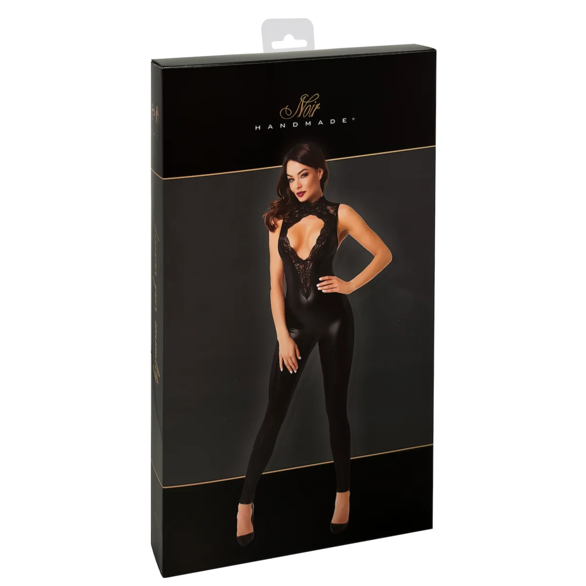 Wetlook Overall mit Spitzen Ausschnitt F342 von Noir Handmade kaufen | Fesselliebe