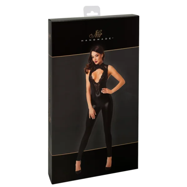 Wetlook Overall mit Spitzen Ausschnitt F342 von Noir Handmade kaufen | Fesselliebe