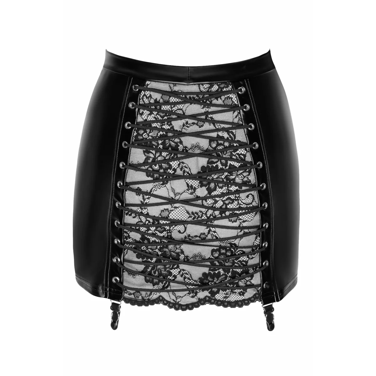 Minrock mit Schnürung F341 von Noir Handmade kaufen | Fesselliebe