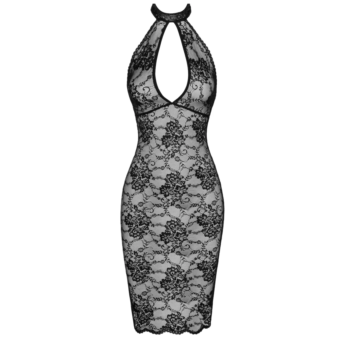 F338 Halblanges Kleid aus Spitze von Noir Handmade kaufen | Fesselliebe