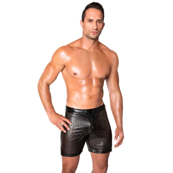 Schwarze Shorts H077 von Noir Handmade Chaos Collection kaufen | Fesselliebe