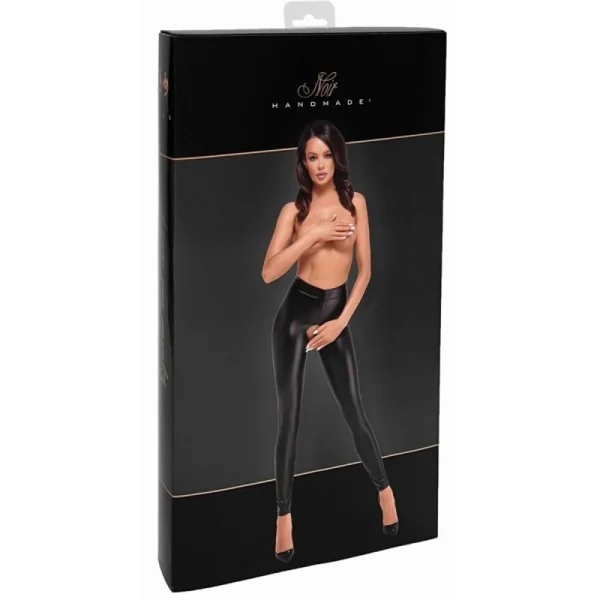 F304 Wetlook Leggings Ouvert von Noir Handmade kaufen | Fesselliebe