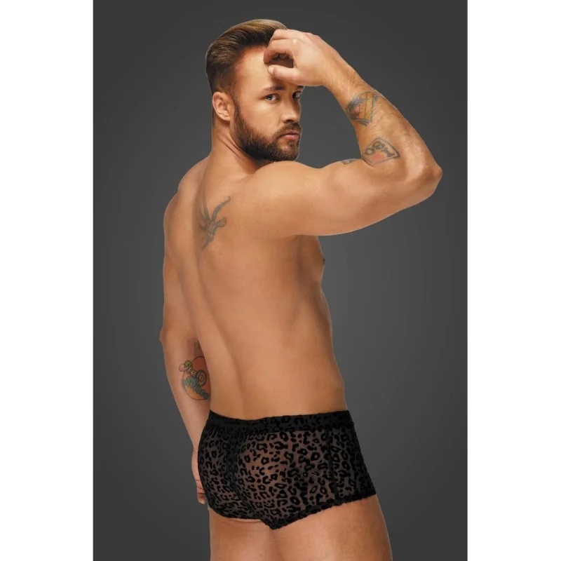 Leopard Flock Shorts H072 von Noir Handmade Aplpha Collection kaufen | Fesselliebe 2