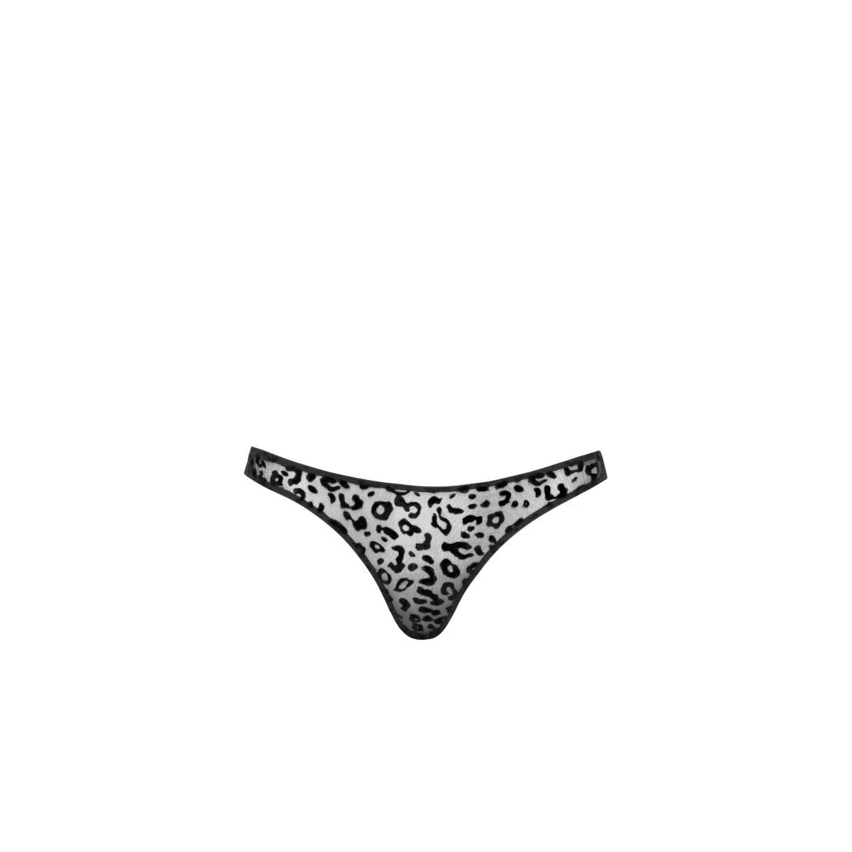 P011 String aus Leopardenflock von Noir Handmade kaufen | Fesselliebe