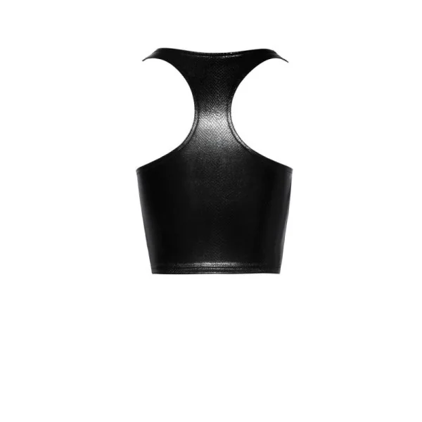 F275 Snake Wetlook Top mit Reißverschluss von Noir Handmade kaufen | Fesselliebe