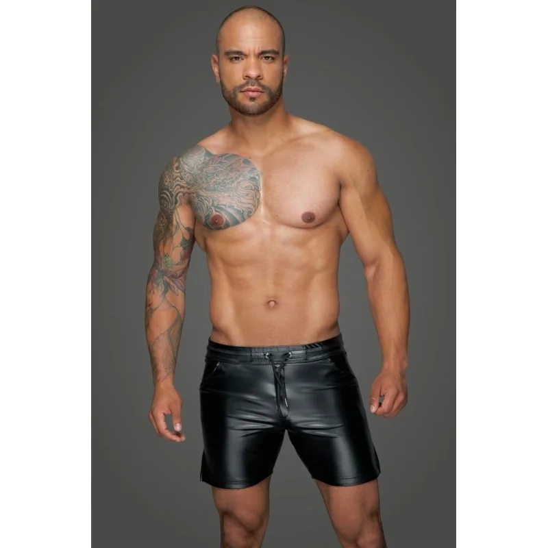 Powerwetlook Shorts H061 von Noir Handmade Missbehaved Collection kaufen | Fesselliebe